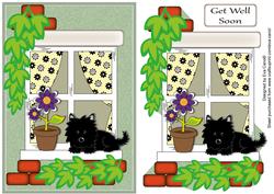 Jazz the Dog on Window Sill