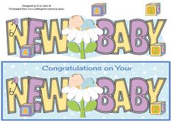 Baby Boy on Flower New Baby Large Dl