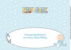 Cute Baby Boy with Baby Bottle New Baby Large Dl Insert