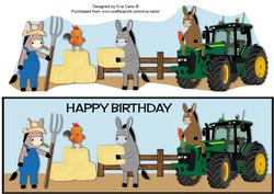 Country Donkeys Large Dl