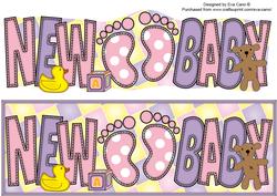 New Baby Feet Girl Large Dl