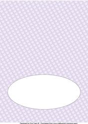 Paw Prints Insert (a5 Landscape) Lilac