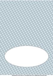 Paw Prints Inserts (a5 Landscape) Greyish Blue 2