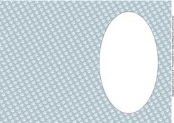 Paw Prints Inserts (a5 Portrait) Greyish Blue 2