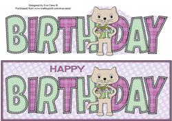 Max the Cat Birthday Large Dl