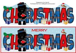 Bagpiper Jazz the Dog Christmas Large Dl 2