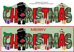 Bagpiper Jazz the Dog Christmas Large Dl 3