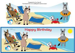 Beach Donkeys Large Dl