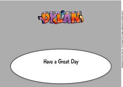 Graffiti Dylan Large Dl Insert