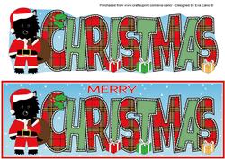 Santa Jazz the Dog Christmas Large Dl