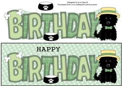Smart Jazz the Dog Birthday Large Dl 3