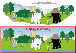 Fishing Dogs & Cheeky Cats Large Dl