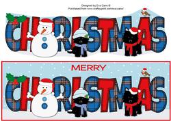 Jazz Dogs & Snowman Christmas Large Dl 3