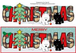 Playful Jazz Dogs Christmas Large Dl 2