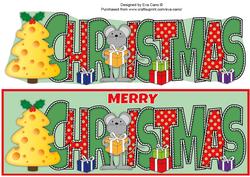Christmas Mouse Large Dl 2