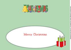 Christmas Mouse Large Dl 2 Insert