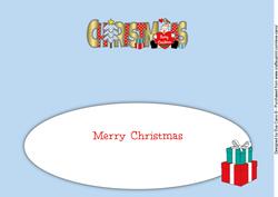 Snowman with Heart Christmas Large Dl Insert
