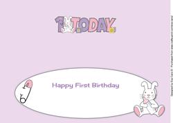 Cute Bunny with Baby Bottle 1 Today Large Dl Insert