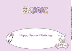 Cute Bunny with Teddy 2 Today Large Dl 4 Insert