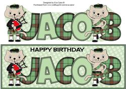 Bagpiper & Highland Fling Max the Cat Jacob Large Dl 2
