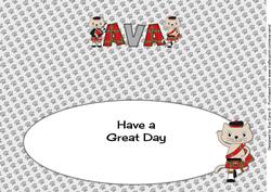 Bagpiper & Highland Fling Max the Cat Ava Large Dl Insert