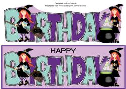 Witches Birthday Large Dl