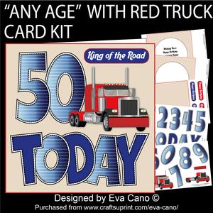 'any Age' with Red Truck Card Kit