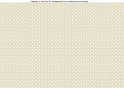Oatmeal with Beige Polka Dots Background
