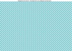 Turquoise Shades Polka Dots Background