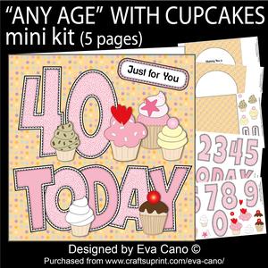 'any Age' with Cupcakes Mini Kit
