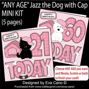 'any Age' Jazz the Dog with Cap Mini Kit