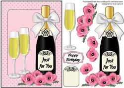 Pink Poppies & Bubbly