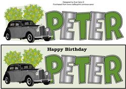 Vintage Car Peter Large Dl