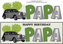Vintage Car Papa Large Dl