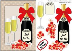 Red Flowers & Bubbly