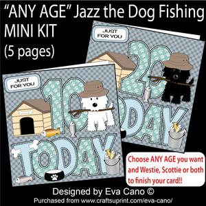 'any Age' Jazz the Dog Fishing Mini Kit