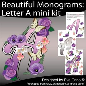 Beautiful Monograms: Letter a Mini Kit