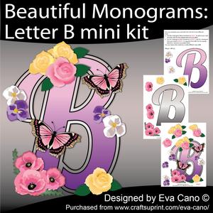 Beautiful Monograms: Letter B Mini Kit
