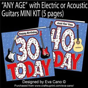 'any Age' with Electric or Acoustic Guitars Mini Kit