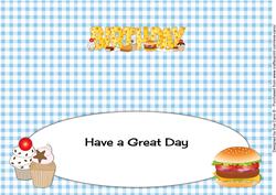 'all You Can Eat' Birthday Large Dl Insert