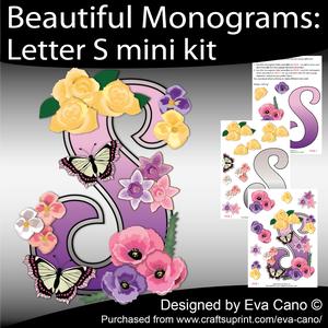 Beautiful Monograms: Letter S Mini Kit
