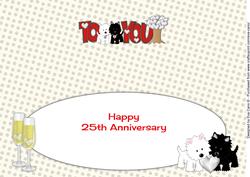 Jazz Dogs 25th Anniversary Large Dl Insert