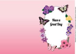 Pink A5 Insert Matching My Beautiful Monograms