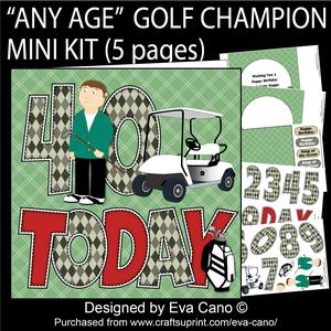 'any Age' Golf Champion Mini Kit