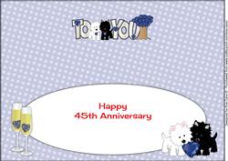 Jazz Dogs 45th Anniversary Large Dl Insert