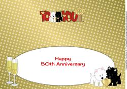 Jazz Dogs 50th Anniversary Large Dl Insert