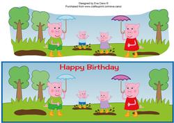 Pinkie Pigs Day Out Large Dl