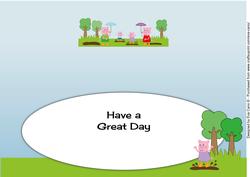 Pinkie Pigs Day Out Large Dl Insert