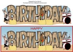 Donkeys Rock Birthday Large Dl