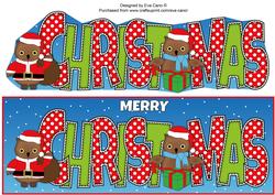 Christmas Owls Christmas Large Dl